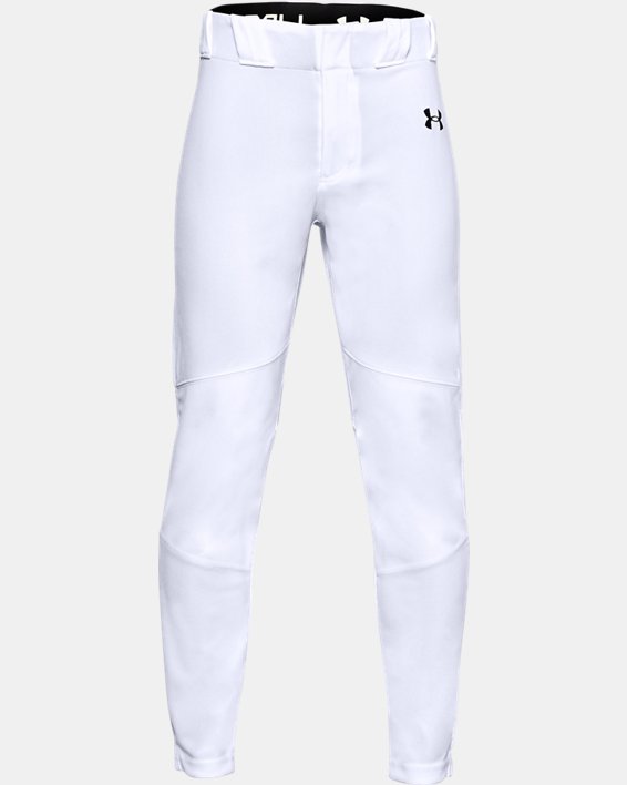 Boys' UA Vanish Baseball Pants, White, pdpMainDesktop image number 0
